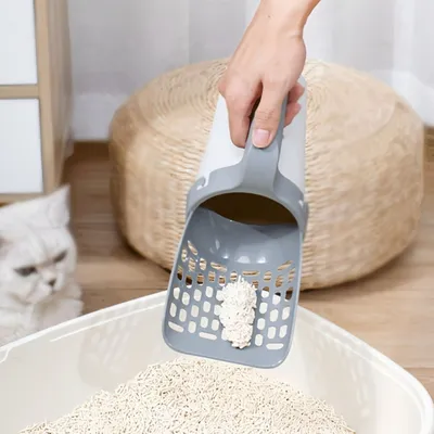 MCBOSON  Pelle à litière pour chat avec poubelle