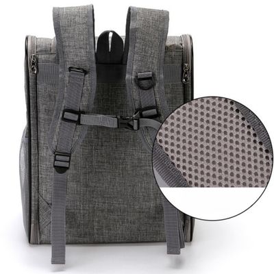 Sac à dos pliable ergonomique avec fenêtre pour chat