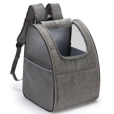 Sac à dos pliable ergonomique avec fenêtre pour chat Sac à dos pliable ergonomique avec fenêtre pour chat