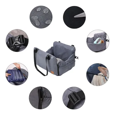 MCBOSON Niche pour chien de voiture 3 en 1