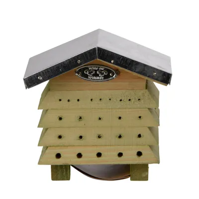 Abri en bois pin avec toit en zinc pour abeilles Abri en bois pin avec toit en zinc pour abeilles