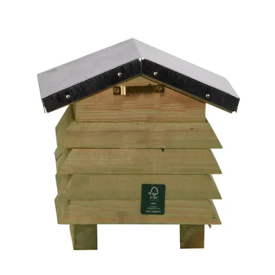 Abri en bois pin avec toit en zinc pour abeilles