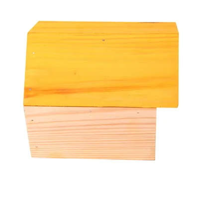 Maison à abeilles hexagonale en bois