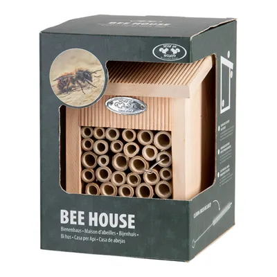 Abri pour abeilles, avec brosse de nettoyage inclus.