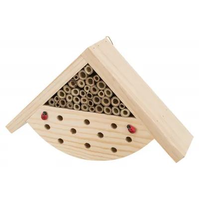 Trixie - Hôtel pour abeille en bois 25 × 15 × 6,5 cm