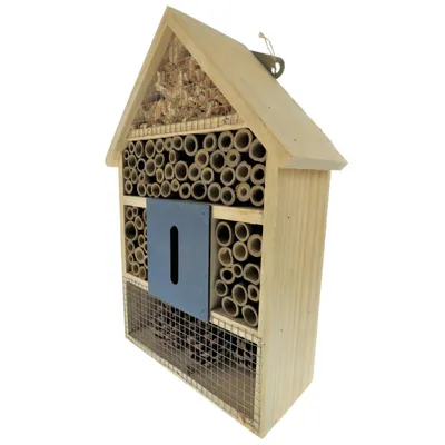 Hôtel pour insectes M, 21 x 9 x Hauteur 30 cm, insectes