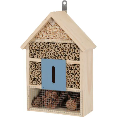 Hôtel pour insectes M, 21 x 9 x Hauteur 30 cm, insectes