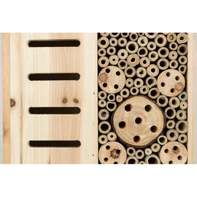 Hôtel pour insectes XL, 29 x 9.5 x Hauteur 49 cm, insectes