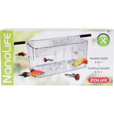 zolux - Pondoir isoloir 5 combinaisons taille: 21 x 10 x 10cm pour aquarium