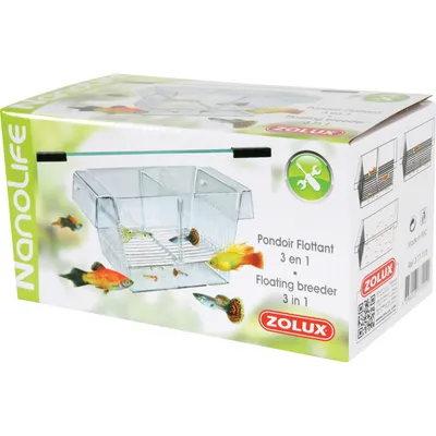 Pondoir flottant 3 en 1 taille: 21 x 10 x 10 cm pour aquarium