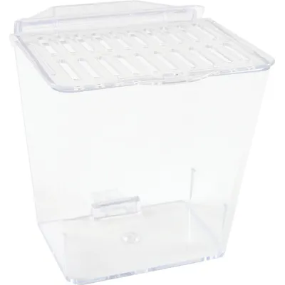 Cuve isolement avec couvercle  13 x 10 x 13 cm pour aquarium