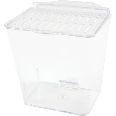 Cuve isolement avec couvercle  13 x 10 x 13 cm pour aquarium