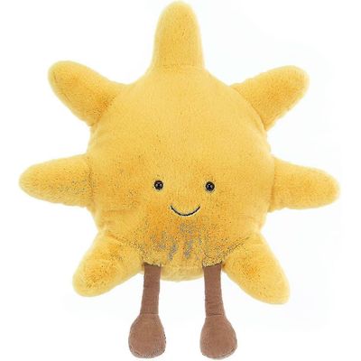 MCBOSON Sol de peluche, sol grande, lindo y esponjoso
