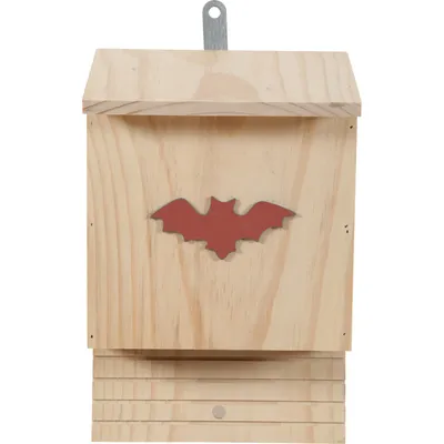 Nichoir en bois, hauteur 28.5 cm, couleur aléatoire pour chauve-souris