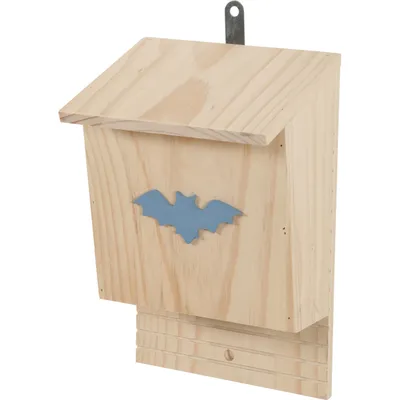 Nichoir en bois, hauteur 28.5 cm, couleur aléatoire pour chauve-souris