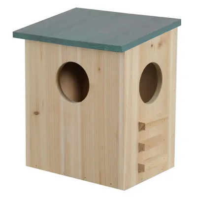 Maison en bois pour écureuil 30 cm de hauteur