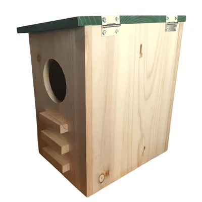 Maison en bois pour écureuil 30 cm de hauteur