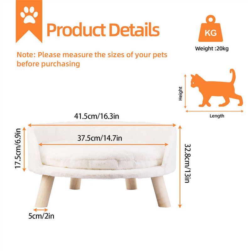 BINGOPAW Canapé-lit pour chien et chat
