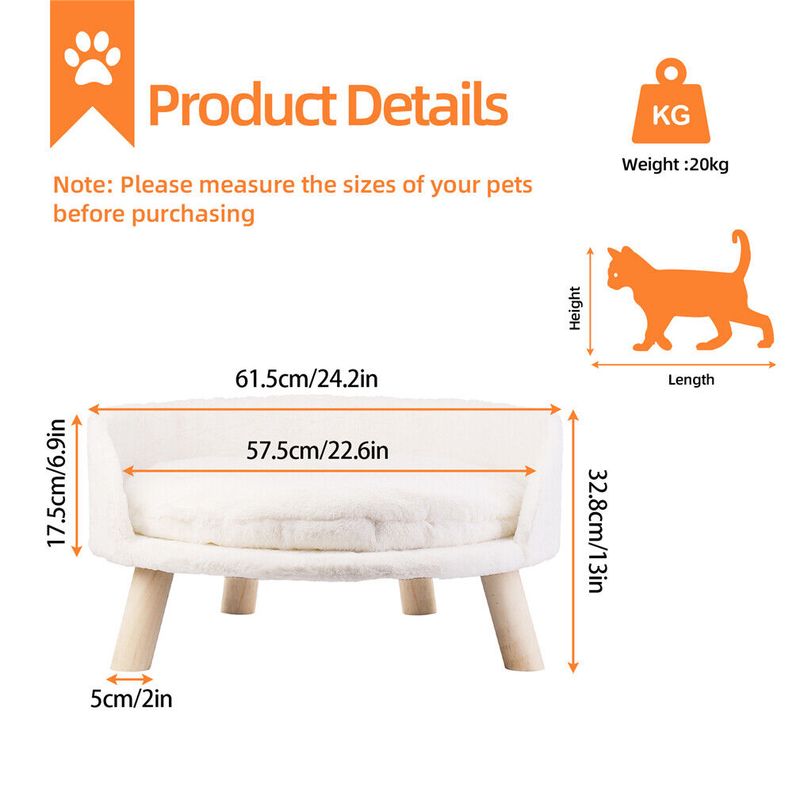 BINGOPAW Canapé-lit pour chien et chat