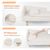 BINGOPAW Canapé pour chien Lit avec coussin surélevé