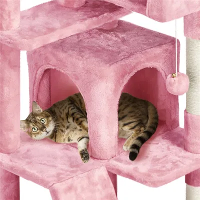 Yaheetech Arbre à Chat Multiniveau avec Cachettes