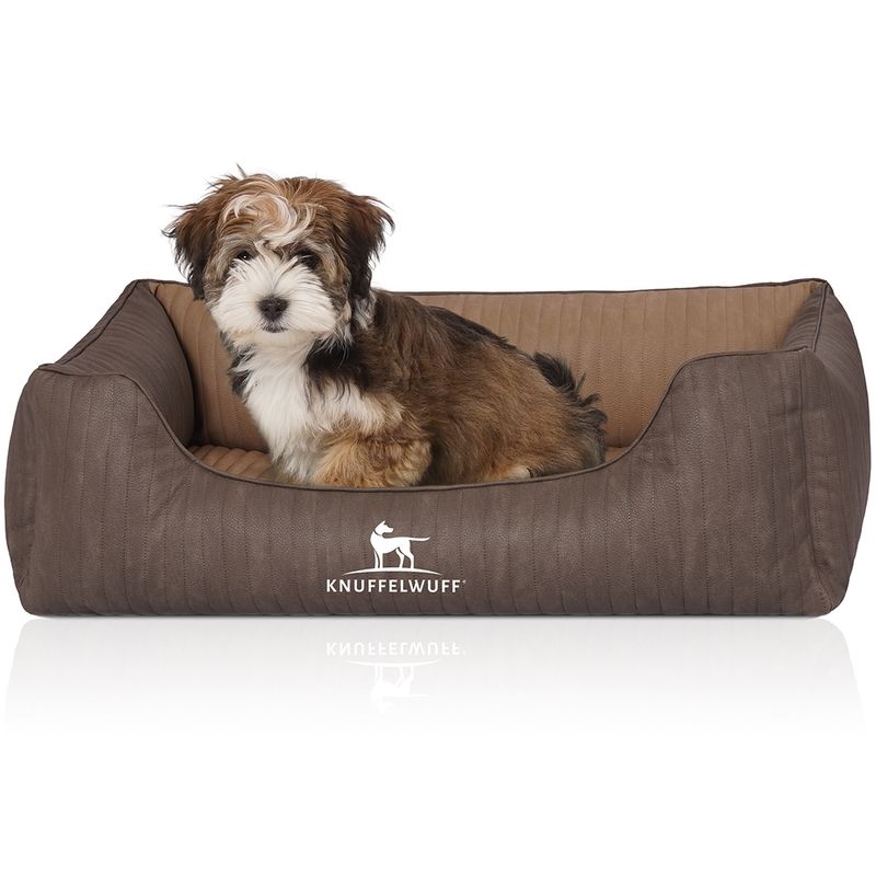 Knuffelwuff Orthopädisches Hundebett Outlander aus Kunstleder
