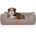 Knuffelwuff Hundebett Lotte aus Velours mit feinem Handwebcharakter
