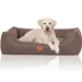 Knuffelwuff Hundebett Lotte aus Velours mit feinem Handwebcharakter