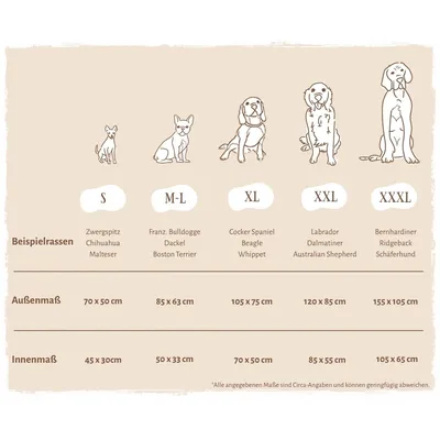 Knuffelwuff Hundebett Dreamline aus Velours