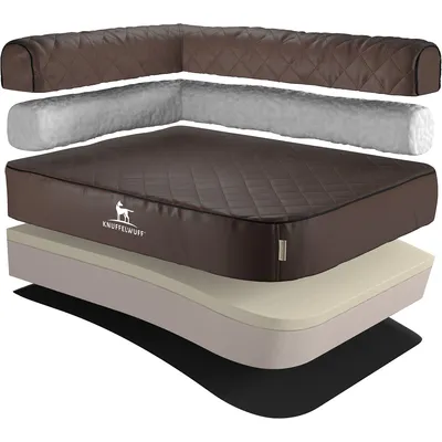 Knuffelwuff Panier d'angle orthopédique pour chien Winslow