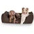 Knuffelwuff Hundebett Dreamline aus Velours