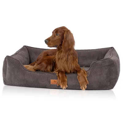 Knuffelwuff orthopädisches Hundebett aus Cord mit Handwebcharakter Nunavut Knuffelwuff orthopädisches Hundebett aus Cord mit Handwebcharakter Nunavut
