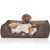 XXL 120 x 85 x 25cm coffee/marron