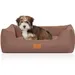 Knuffelwuff Hundebett Lotte aus Velours mit feinem Handwebcharakter
