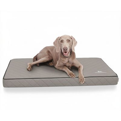 Knuffelwuff Orthopädische Hundematte Juna aus laser-gestepptem Kunstleder