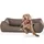 XXL 120 x 85 x 25cm marron