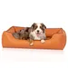 Knuffelwuff orthopädisches Hundebett aus Kunstleder Lovelock