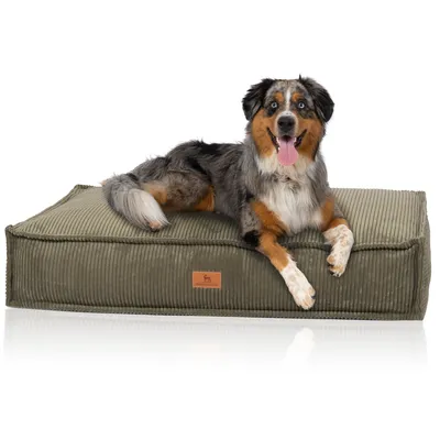 Knuffelwuff Hundekissen Lesedi aus Cord mit Handwebcharakter Knuffelwuff Hundekissen Lesedi aus Cord mit Handwebcharakter