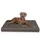 M-L 80 x 60 x 10cm marron/gris