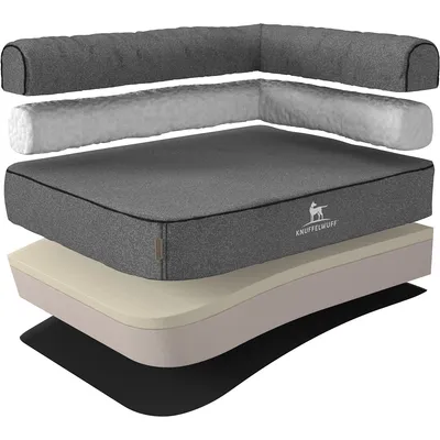 Knuffelwuff Panier d'angle orthopédique pour chien Marlie Knuffelwuff Panier d'angle orthopédique pour chien Marlie