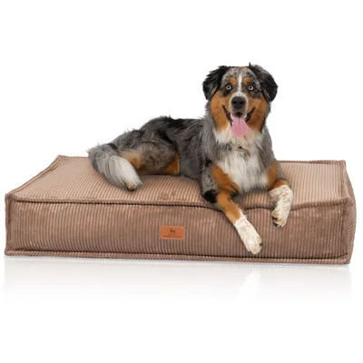 Knuffelwuff Hundekissen Lesedi aus Cord mit Handwebcharakter Knuffelwuff Hundekissen Lesedi aus Cord mit Handwebcharakter