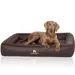 Knuffelwuff Orthopädisches Hundebett aus Kunstleder Hampstead