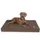 XXXL 135 x 90 x 10cm marron