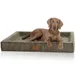 Knuffelwuff orthopädisches Hundebett aus Cord mit Handwebcharakter Santiago