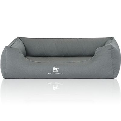 Knuffelwuff Orthopädisches Wasserabweisendes Hundebett Leon aus Velours