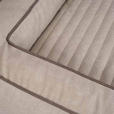 Knuffelwuff Orthopädisches Hundebett aus Kunstleder Montego