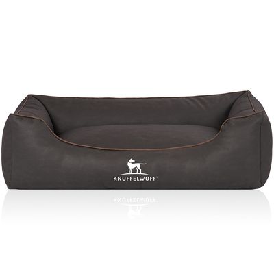 Knuffelwuff Hundebett Scottsdale aus Kunstleder