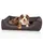 XL 105 x 75 x 25cm marron