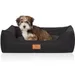 Knuffelwuff Hundebett Lotte aus Velours mit feinem Handwebcharakter