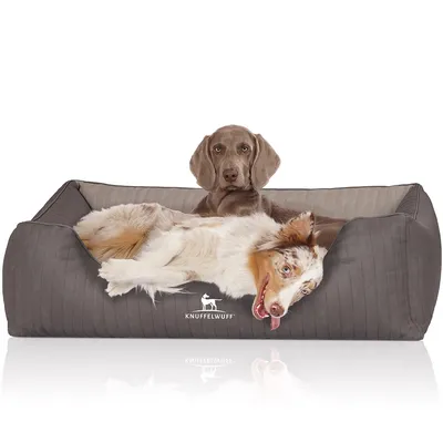 Knuffelwuff Orthopädisches Hundebett Outlander aus Kunstleder Knuffelwuff Orthopädisches Hundebett Outlander aus Kunstleder